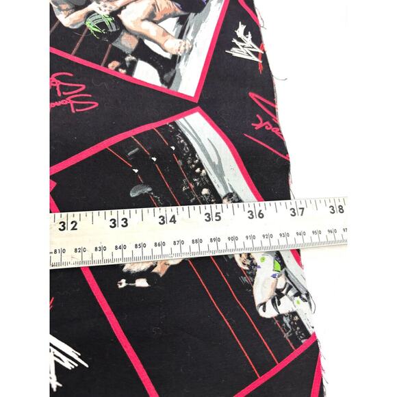 Wrestling Fabric WWF Stone Cold Steve Austin The Rock Chyna 37”x44” Rare 2000 - Picture 3 of 8